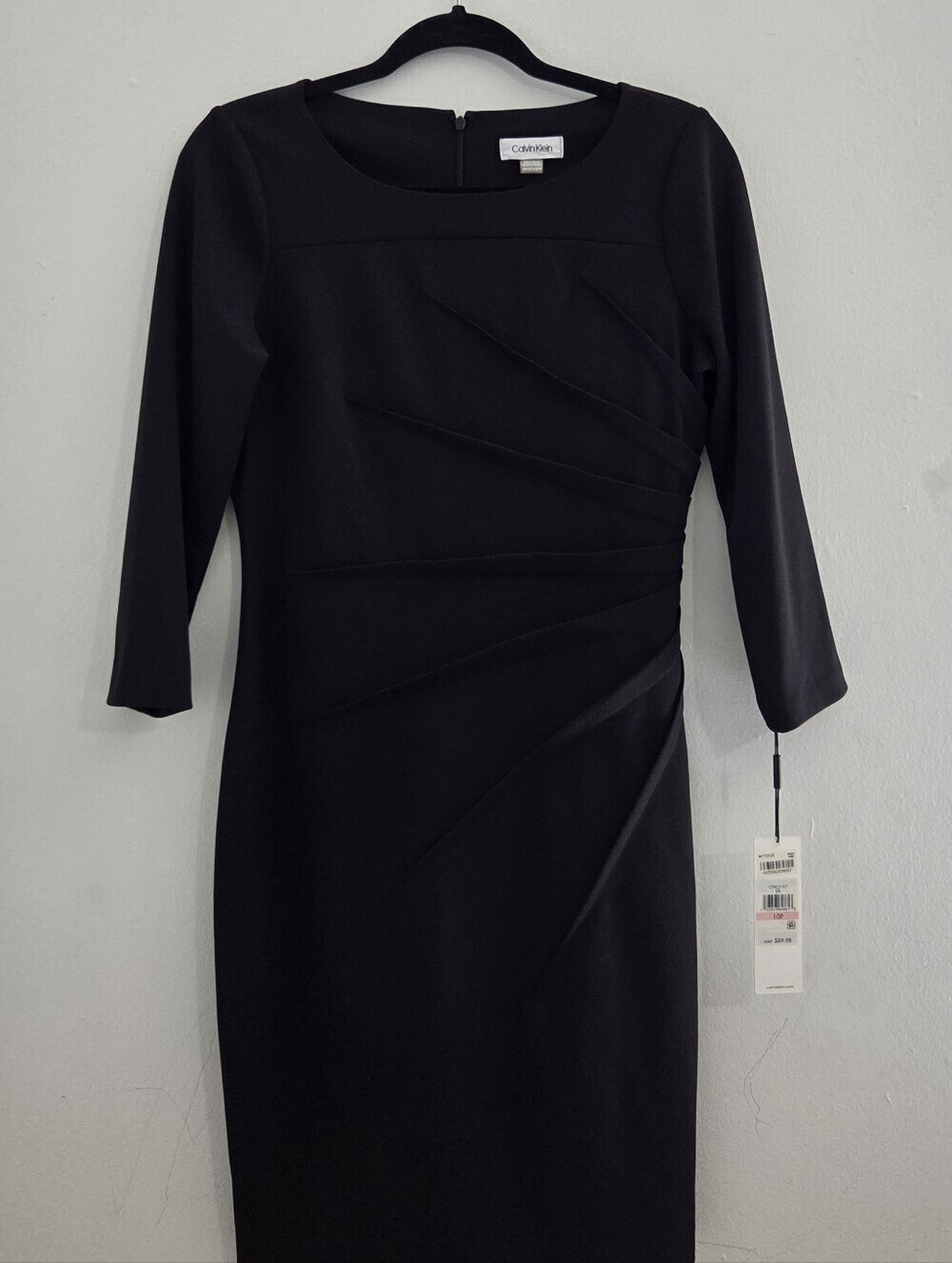 Calvin Klein Sunburst Midi Dress NWT